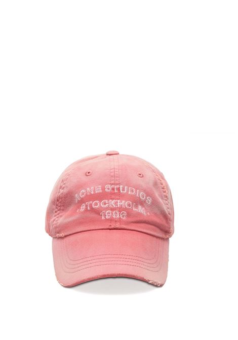 spray logo cap unisex rosso ACNE STUDIOS | C40455ACK
